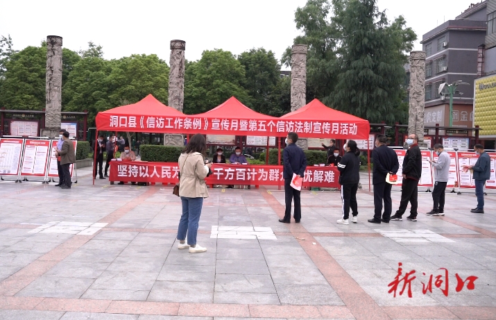 洞口县开展《信访工作条例》宣传月暨第五个信访法治宣传月活动_邵阳头条网