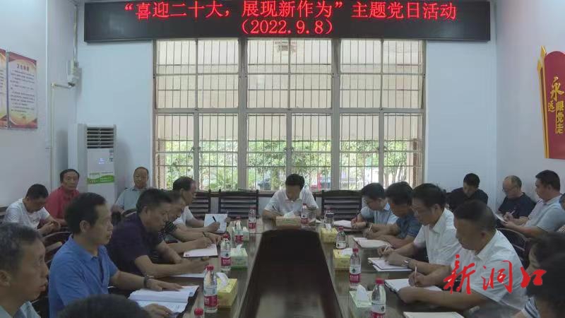 吴韬参加洞口县委办公室机关党支部主题党日活动_邵阳头条网