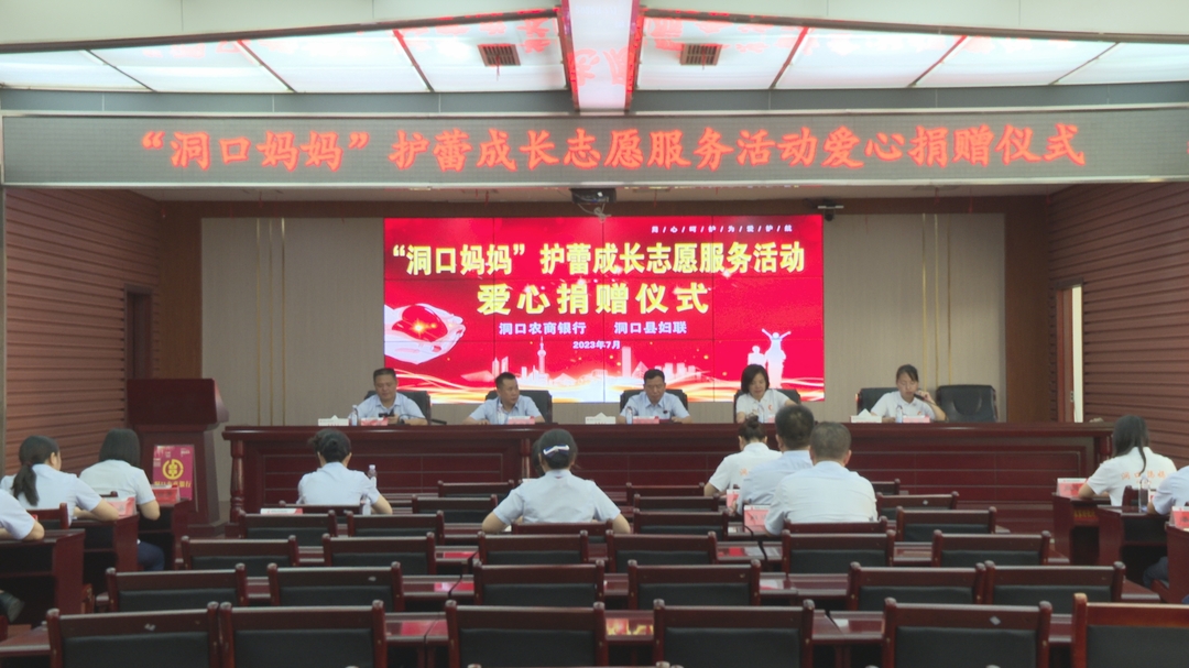 洞口县举行“洞口妈妈”护蕾成长志愿服务活动爱心捐赠仪式_邵阳头条网