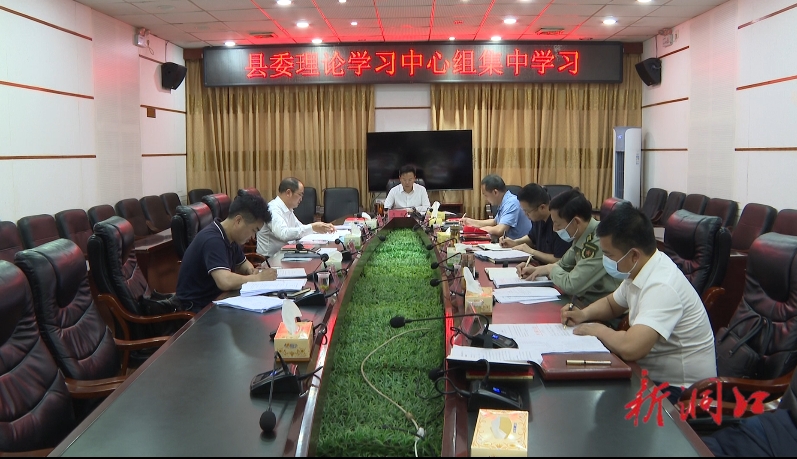 洞口县委理论学习中心组举行集中学习_邵阳头条网