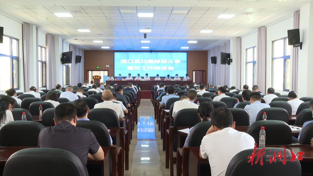 洞口县召开扫黑除恶斗争整改工作推进会_邵阳头条网
