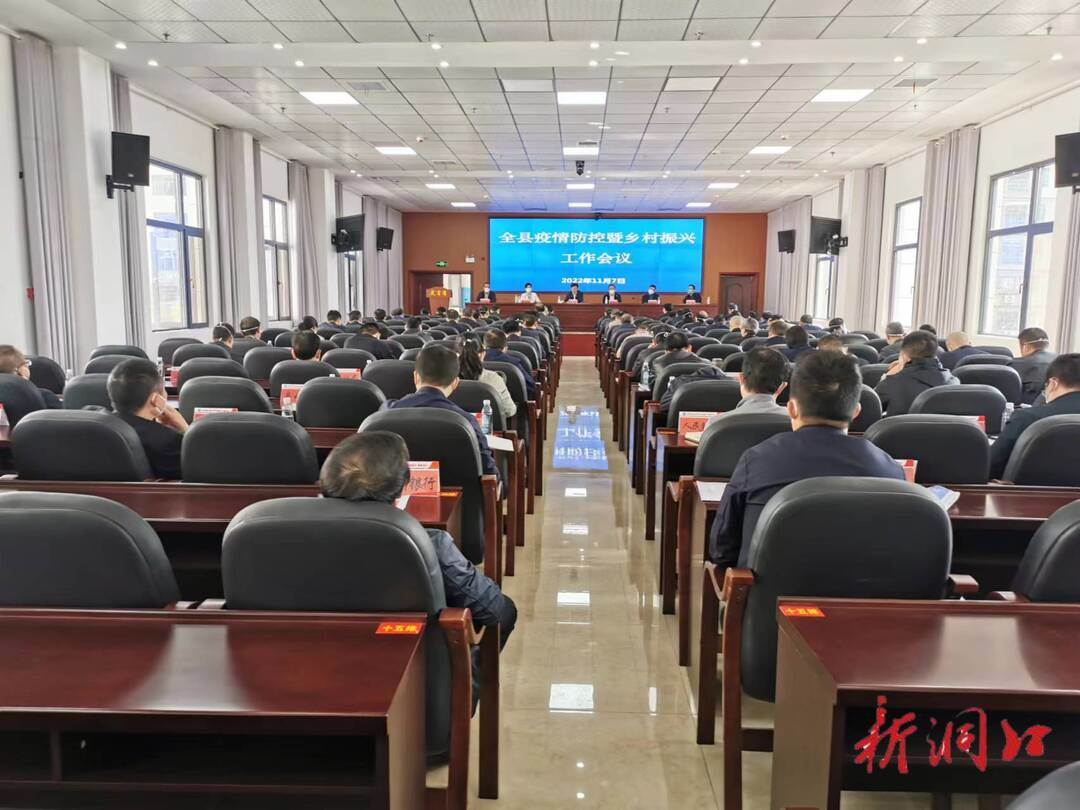 洞口县疫情防控暨乡村振兴工作会议召开_邵阳头条网