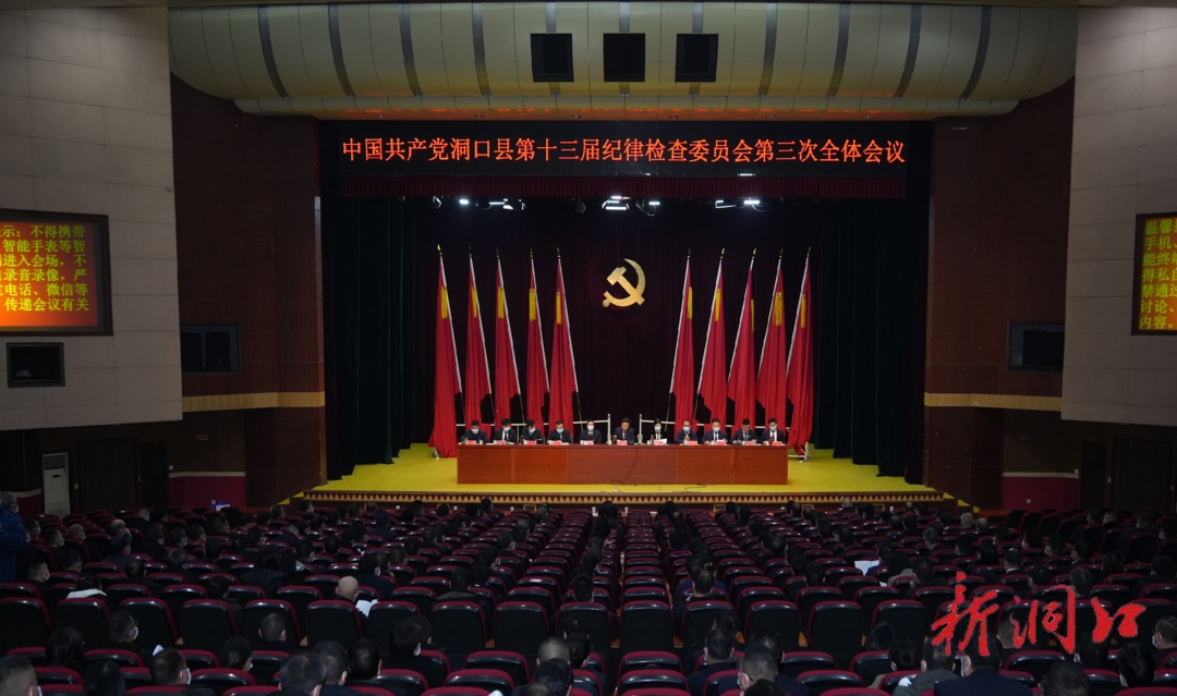 洞口县第十三届纪委第三次全体会议召开_邵阳头条网
