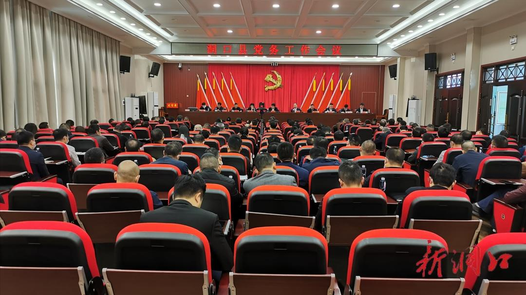洞口县党务工作会议召开_邵阳头条网