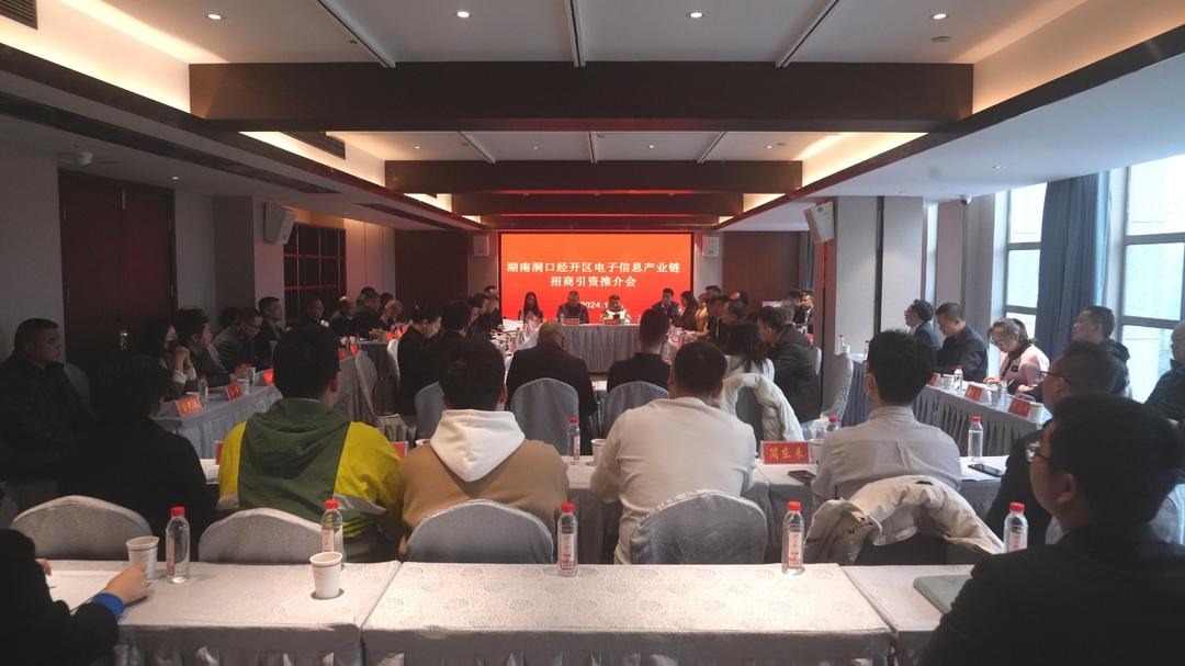 洞口经开区电子信息产业链招商引资推介会召开_邵阳头条网