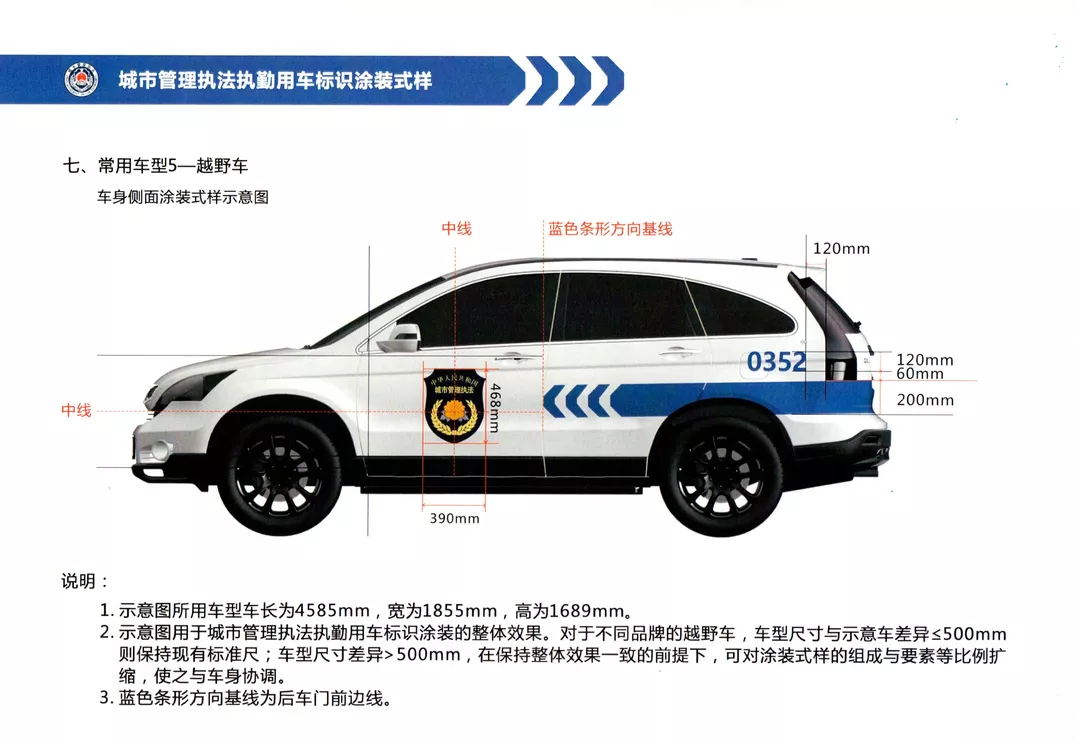 住建部统一规范城市管理执法执勤用车标识 _ 工作情况 _ 县城管局