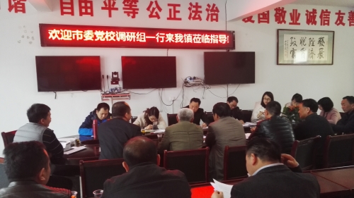 市委党校调研组一行深入岩山调研指导(图1)