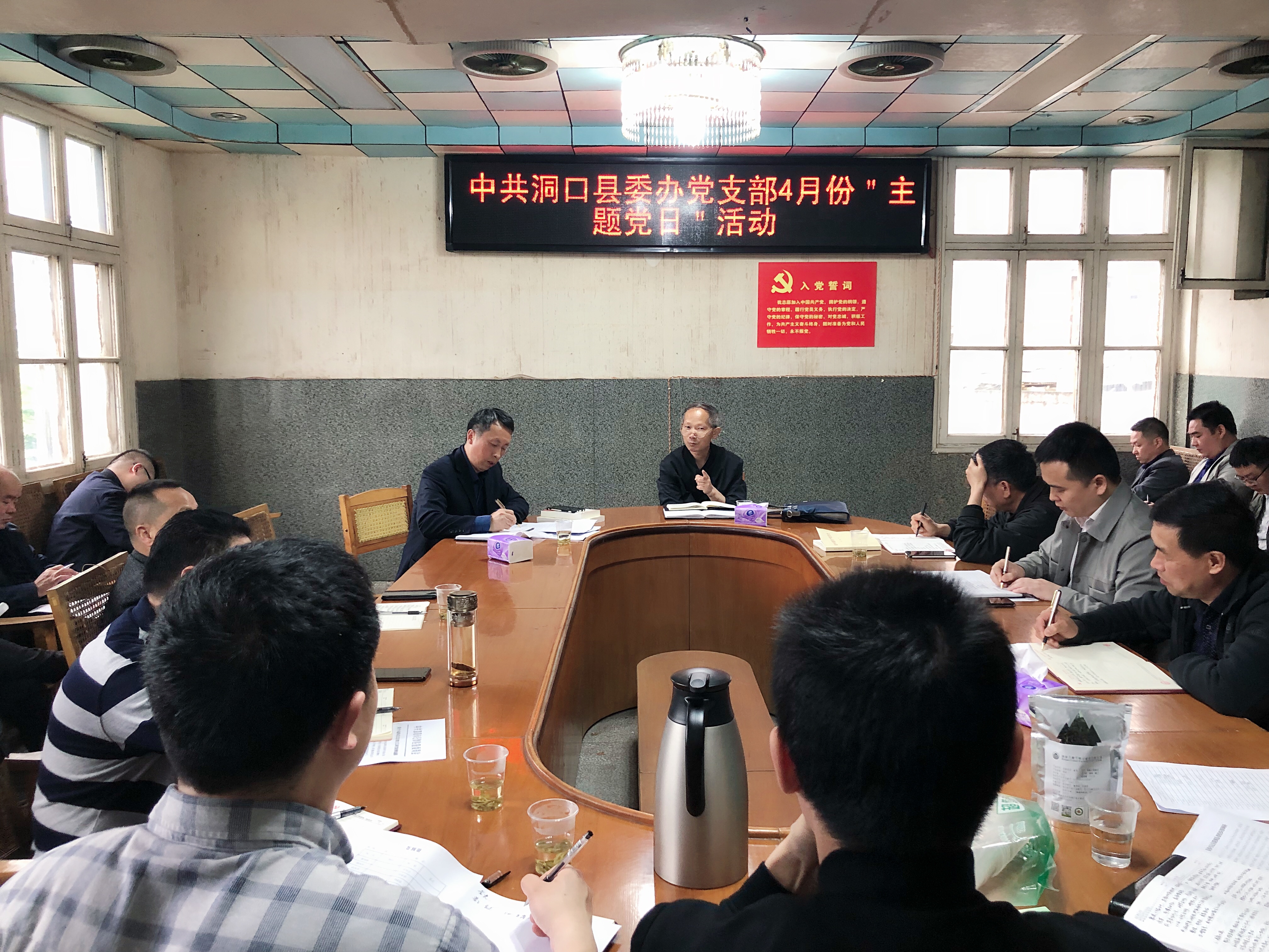 洞口县委办开展4月份主题党日活动(图1)