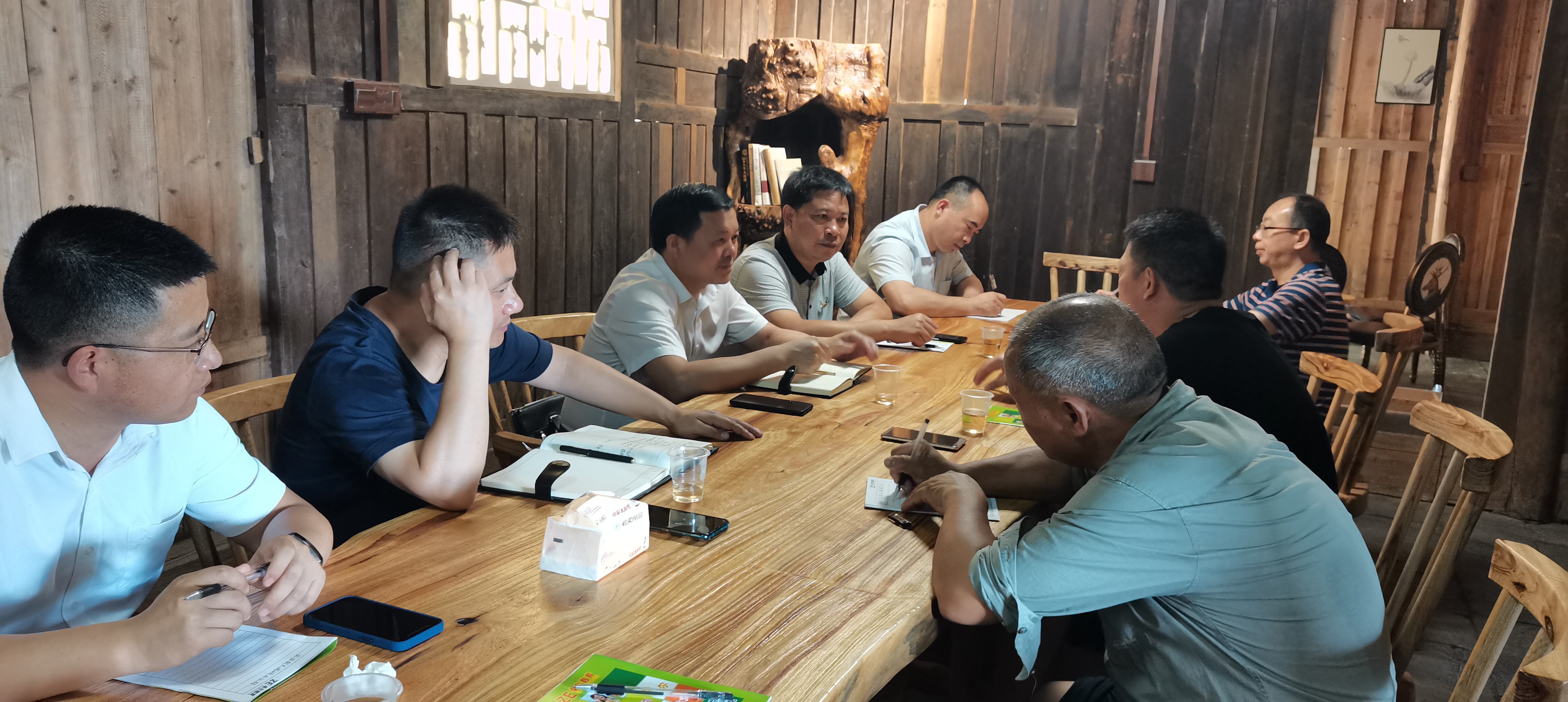欧阳佑春到岩山镇石仁村调研同心美丽乡村创建工作(图1)