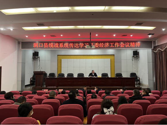 洞口县统一战线2022年第一期“同心讲堂”开讲(图3)