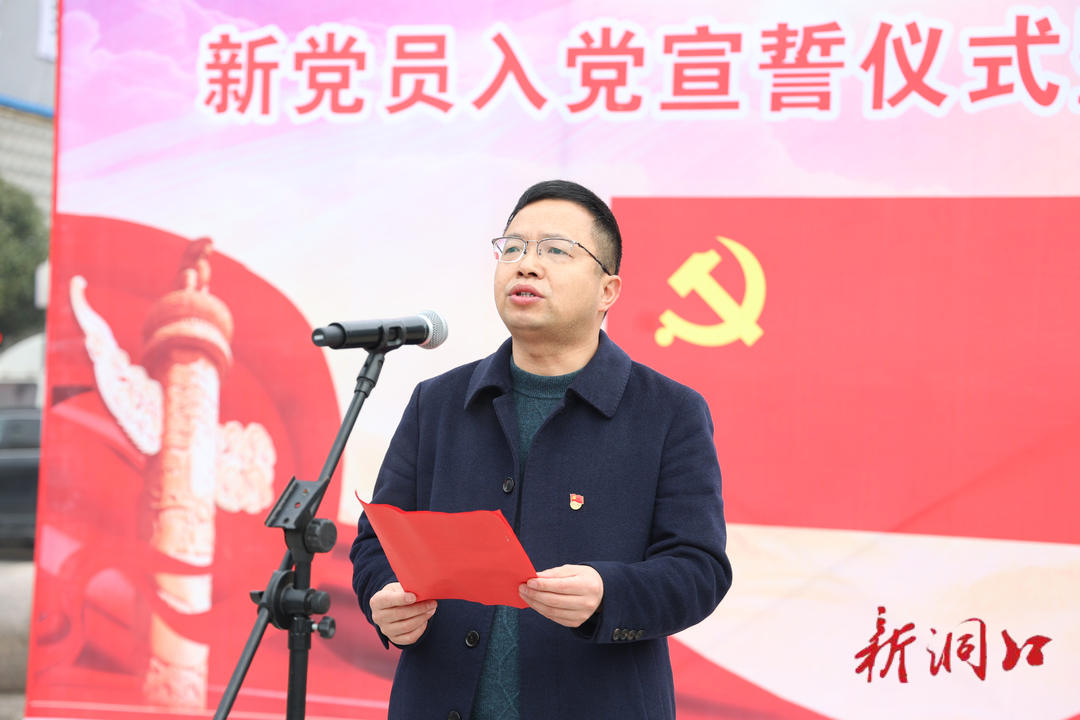 洞口县举行新党员集体宣誓仪式(图2)