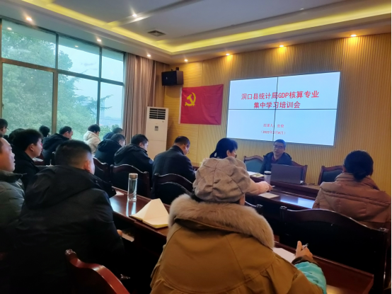 县统计局新年开课蓄力洞口县经济社会高质量发展(图1)