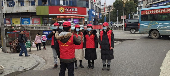 洞口县司法局开展交通安全文明劝导志愿服务(图1)