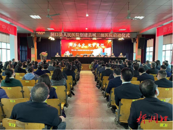 洞口县人民医院举行创建县域三级医院启动仪式(图1)