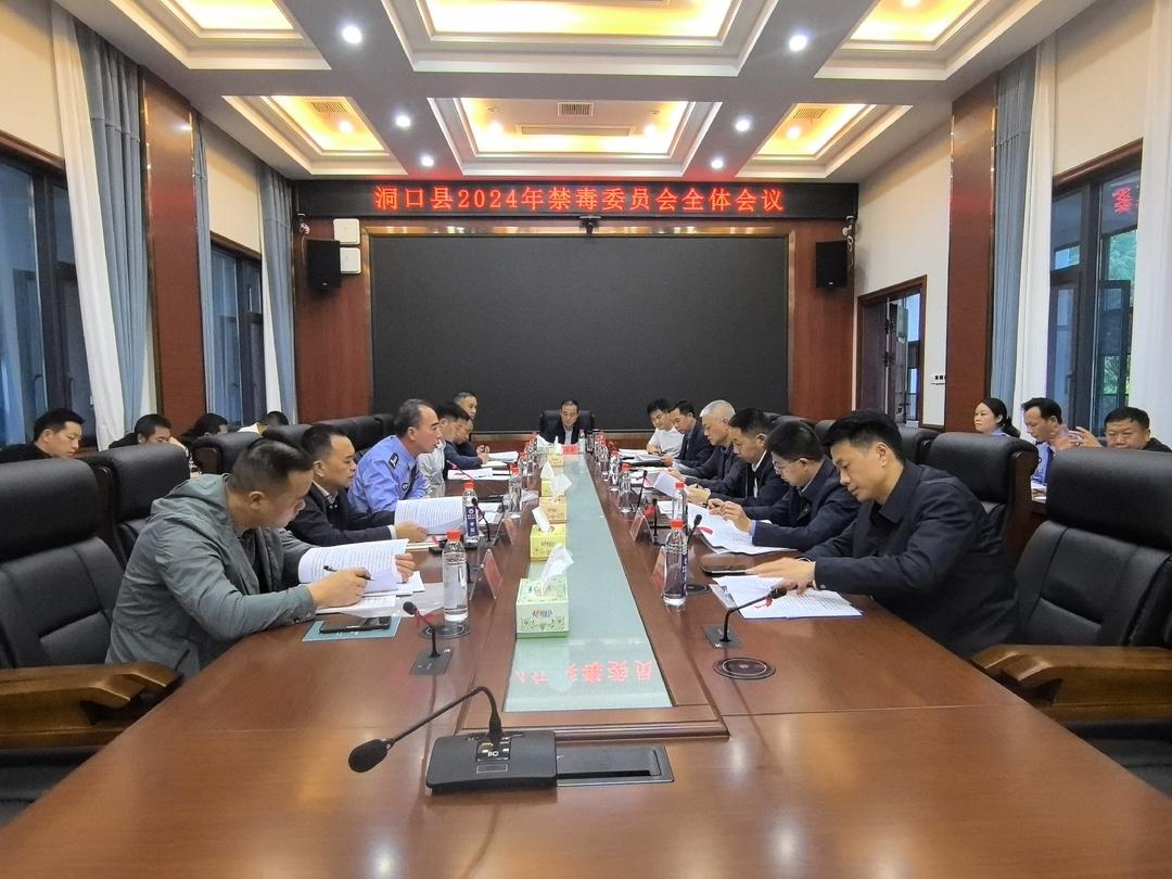 洞口县召开2024年禁毒委员会全体会议(图2)