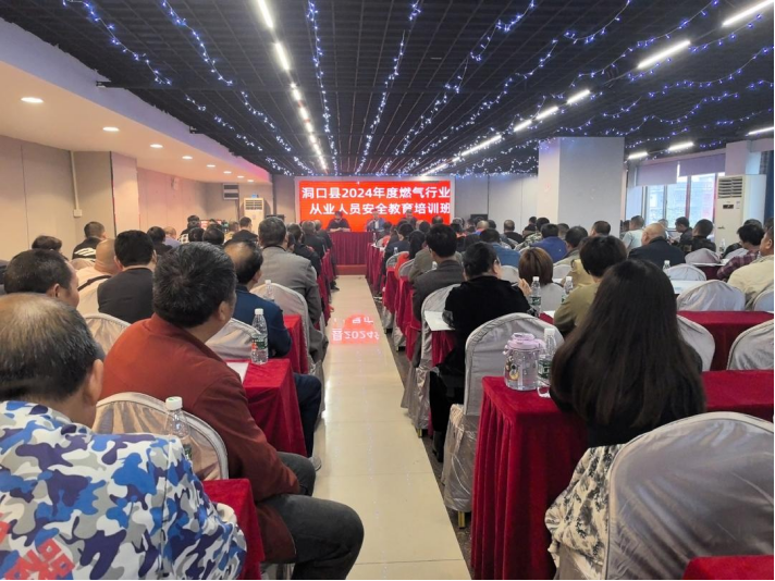 洞口县举行2024年度燃气行业从业人员安全教育培训班(图1)