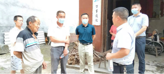 彭凯、尹琪峰一行督导桐山乡疫情防控及人大换届工作(图3)