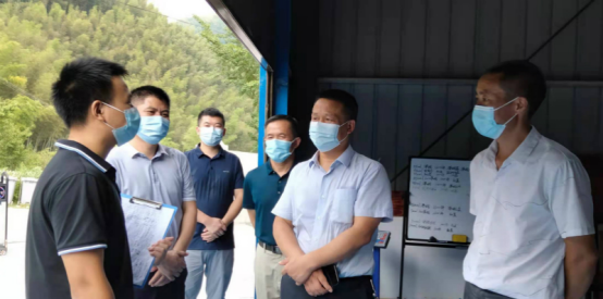 彭凯、尹琪峰一行督导桐山乡疫情防控及人大换届工作(图2)