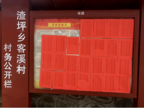 洞口县渣坪乡完成选民张榜公布工作(图1)