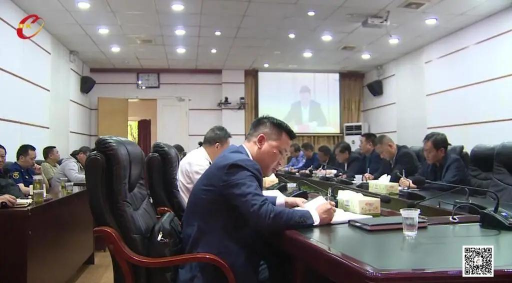 洞口县组织收看收听市安委会2021年第三次全体（扩大）电视电话会议(图1)