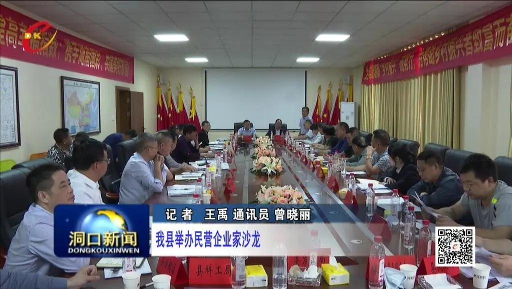 洞口县举办民营企业家沙龙(图1)