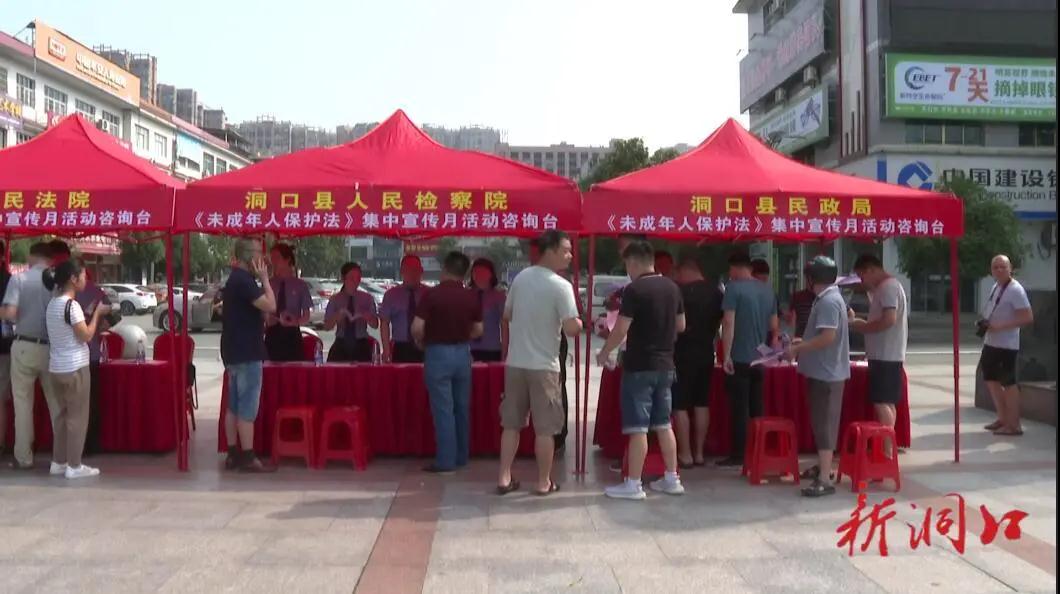 洞口县开展《未成年人保护法》集中宣传月活动(图1)