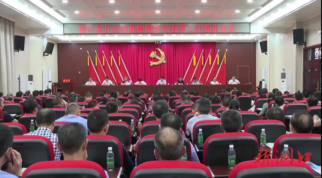 洞口县召开打击治理跨境突出犯罪工作推进会议(图1)