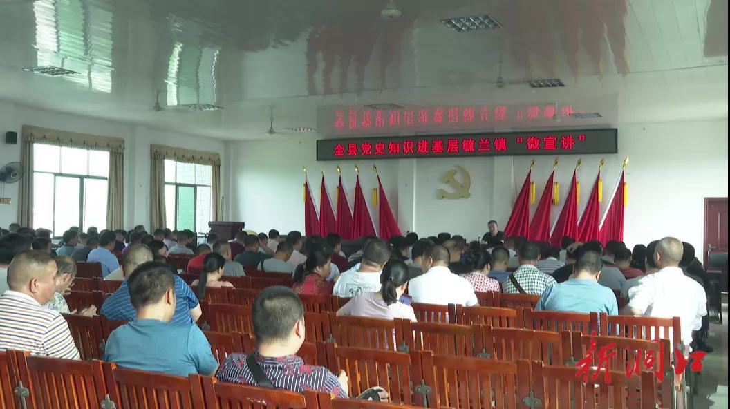 ​洞口县党史知识进基层“微宣讲”开讲(图1)