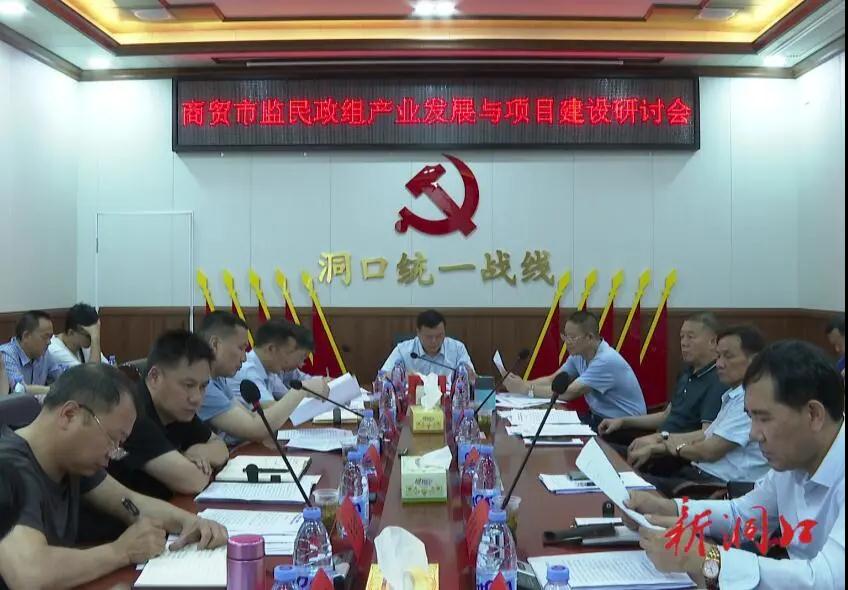 欧阳佑春组织召开洞口县商贸市监民政组产业发展与项目建设研讨会(图1)