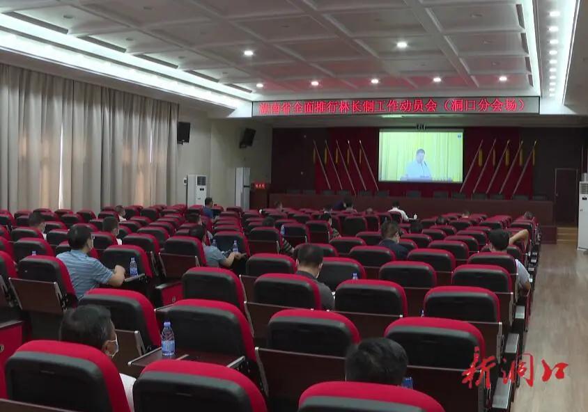洞口县组织收听收看省全面推行林长制工作动员会(图1)