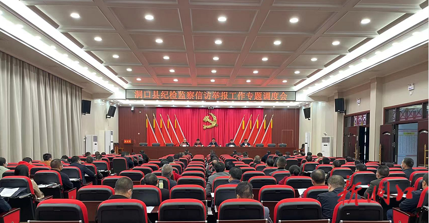 洞口县召开纪检监察信访举报工作专题调度会(图1)