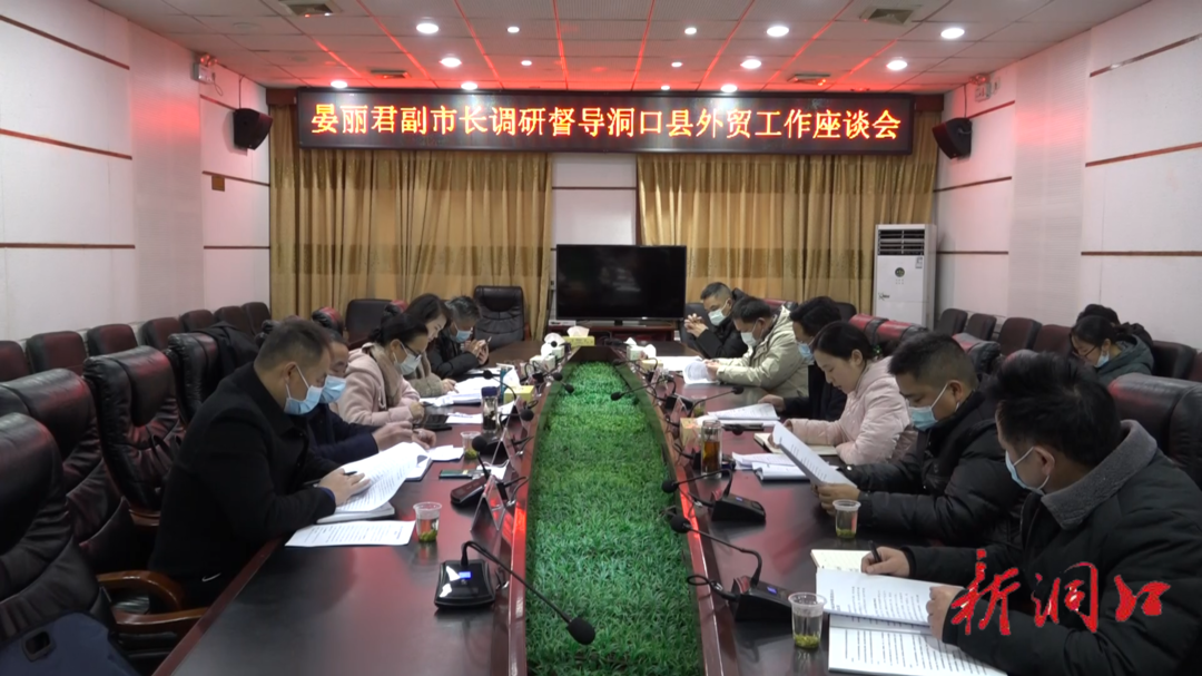 晏丽君来洞口县调研督导外贸工作(图1)