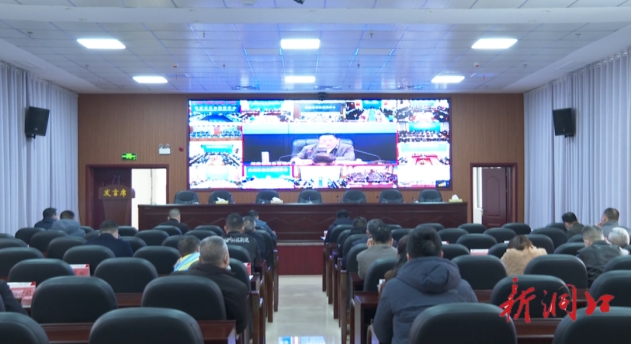 洞口县召开全国“两会”暨冬残奥会期间洞口县安全防范工作会议(图1)