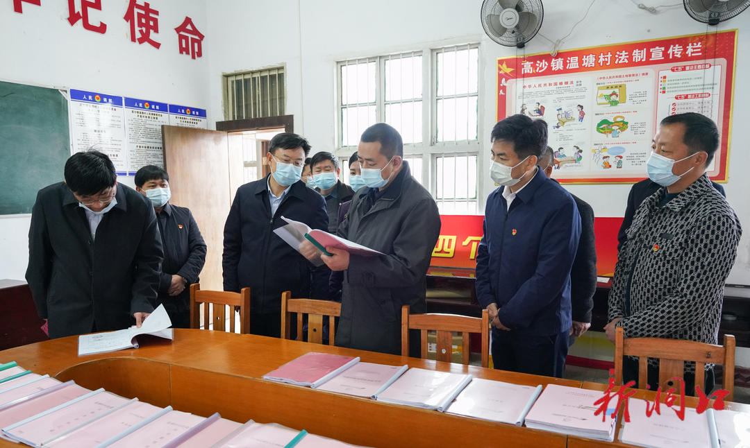 汤立斌到洞口督导社会治理六项重点工作和春耕生产、疫情防控(图3)