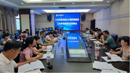 洞口县组织召开6月份重点督办乡镇问题整改工作专项督导动员部署会(图1)