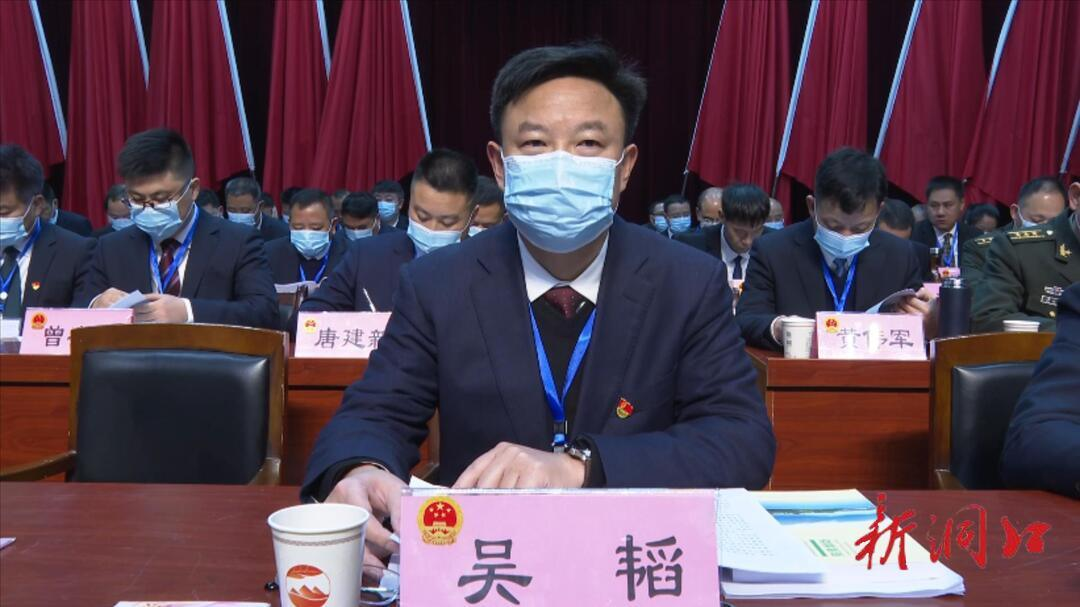 洞口县第十八届人民代表大会第三次会议举行第二次全体会议(图2)