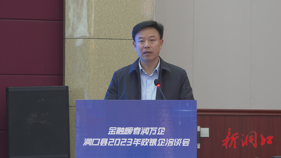 洞口县举行2023年政银企洽谈会  现场银企合作签约25.98亿元(图4)