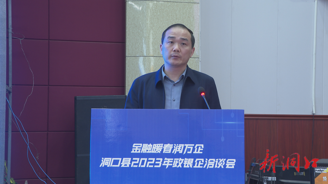 洞口县举行2023年政银企洽谈会  现场银企合作签约25.98亿元(图5)