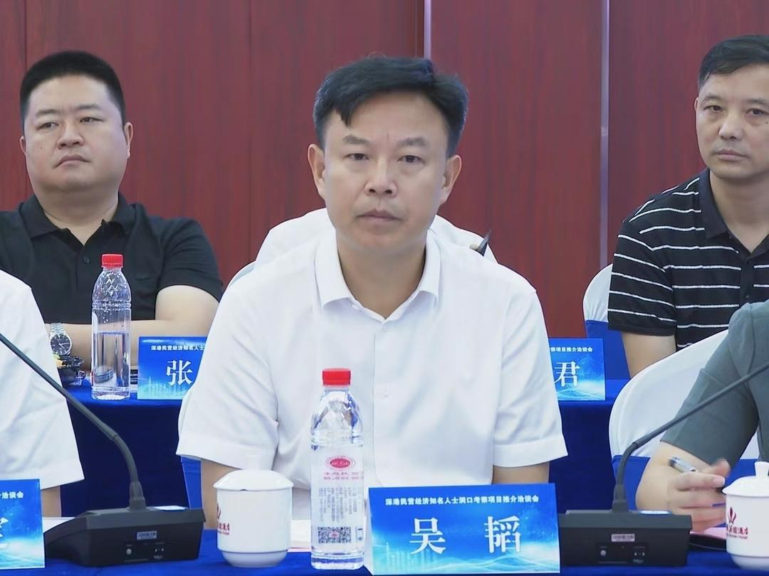 洞口县与深港民营企业家考察团举行考察项目推介洽谈会(图3)