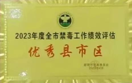 洞口县荣获“全省禁毒工作绩效评估优秀县”“ 全市禁毒工作绩效评估优秀县”(图3)