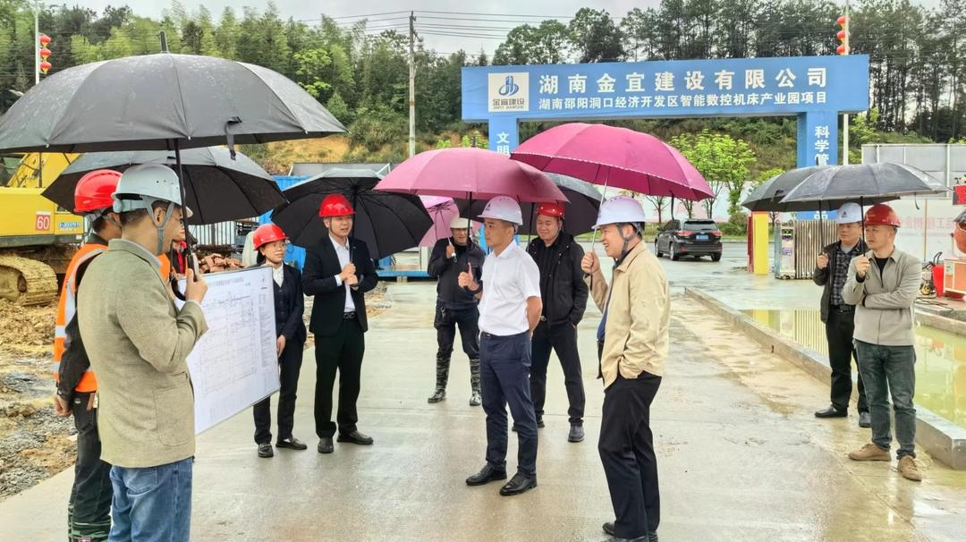 贺永亮调研洞口县重点项目建设情况(图3)