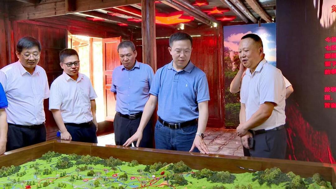 推动各项工作快落地真落实早见效 龚红果到洞口县调研督导当前重点工作(图1)